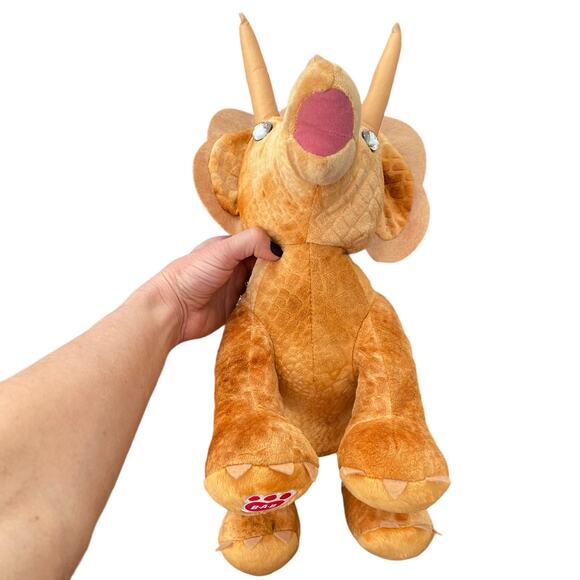 Build A Bear Dinosaur Triceratops Plush Stuffed Animal 2015 Retired BAB Toy READ - Picture 6 of 16